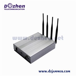Cell Phone Jammer GSM CDMA DCS 3G Signal Jammer 4 antenna Selectable