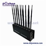 RF Signal Jammer Blocking 4G 5g GPS 315/433MHz with 16 Channels device to jam cell phone signals