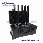 Status / Alarm LEDs Drone Jamming Device WIFI 5.8G GPS 100-240VAC Power Supply