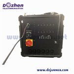 20-6000Mhz High Power Cell Phone Signal Jammer 330 Watt Portable Waterproof Vehicle Bomb Jammer 12 Bands