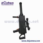 Anti Drone System 1.5km Portable Uav Signal Gun Jammer 2.4G 5.8g GPS WiFi for Public Security