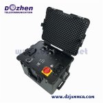 550W 6 Bands Portable Signal Jammer Jamming range 1000-4000 mete