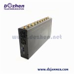 GSM 3G 4G Cell Phone Jammer GPS WiFi Lojack Signal Jammer 10 antenna Selectable