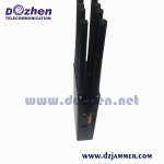 Selectable 8 Bands 8W Handheld 3G 4G 5G Remote Control Mobile Phone Wifi Signal Jammer