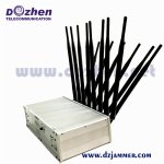 16 Band Desktop cell phone CDMA GSM 3G 4G WiFi Lojack VHF UHF Radio All Bands Jammer