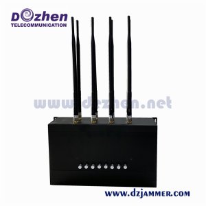18W RF Power Mobile Phone Signal Jammer Adjustable Buttons
