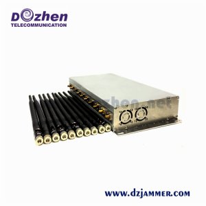 Cell Phone 2G 3G 4G 5G GPS WiFi LoJack UHF VHF All Signal Jammer 10 Antenna 10 Band