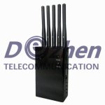GPS WiFi Cell Phone Signal Jammer With 5 Omni - Directional Antenna 5 Watt