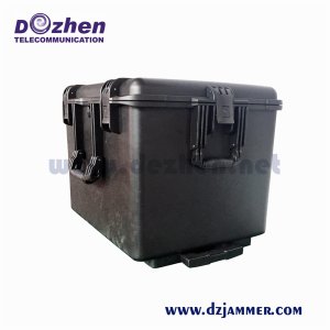20MHz- 2500MHz Portable Signal Jammer 10 Bands Waterproof Outdoor Jamming Range 1000m