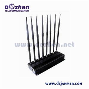 UHF VHF High Power Signal Jammer Mobile Phone Blocker device to jam cell phone signals