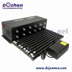 12 Omni Antennas Adjustable All GSM CDMA 3G 4G 5g Mobile Phone UHF VHF WiFi GPS Lojack Signal Jammer
