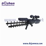 Uav 100-240VAC 30W Signal Jammer Gun For Secure Information Leakage