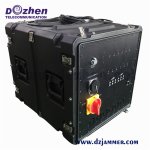 Oil Gas Base Station Anti-Uav Mobile Phone Vehicle Jammer 12 bands 500 Watt