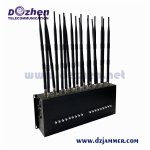 Omni-Antennas 16 Bands 2g/3G/4G Mobile Phone Signal Jammer for Blocking Lojack GPS Wi-Fi 315/433/868MHz RF Signal