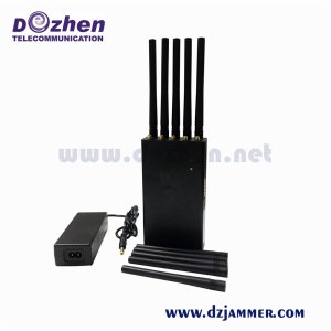 10 Antenna 10W WIFI 3G 4G 5G GPS Cell Phone Handheld Signal Jammer