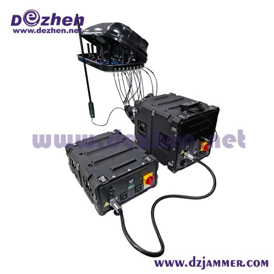16 frequency band 20-5875 MHz mobile vehicle signal interference, drone interference remote control shielding