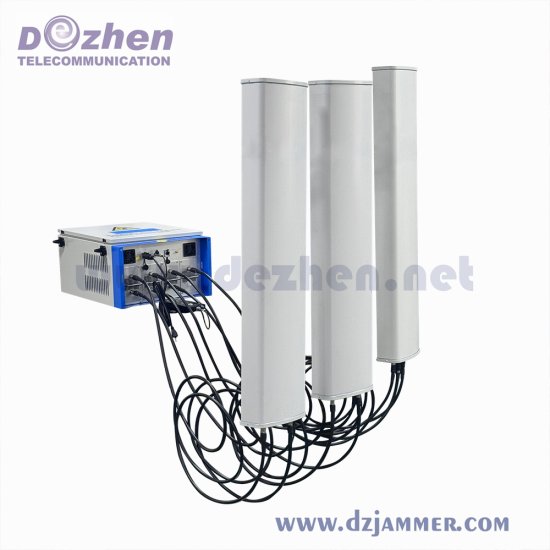 High Power Prison Waterproof GSM 2g 3G 4G Cell Phone WiFi2.4G Jammer up to 500m
