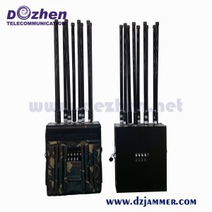 High Power Backpack WIFI Cell Phone Signal Jammer VIP Protection Security