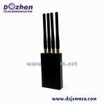 Portable High Power Wifi, 4 Bands 4 Watt Bluetooth,Wireless Video Audio Signal Blocker