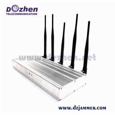 5 Band Mobile Phone Blocker & UHF Audio Jammer