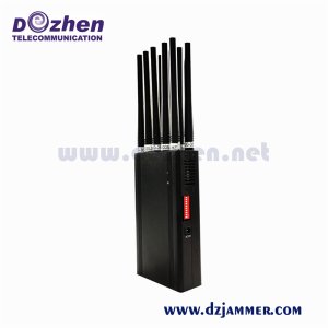Cell Phone Signal Jammer 12 bands Handheld Portable 12 Watt UHF VHF
