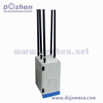 Professional Outdoor Signal Jammer Heavy-Duty Waterproof Omni-Antenna High Power Full-Band Signal Blocker