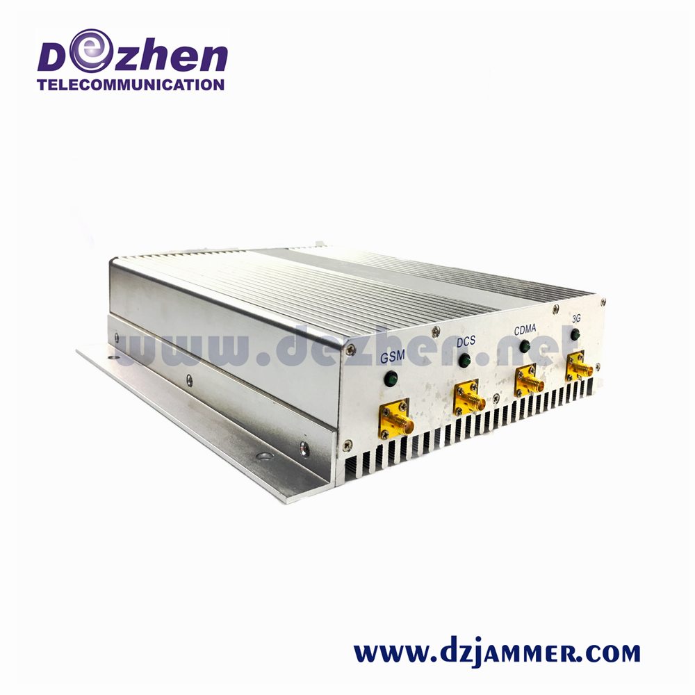 New Style High Power 4 BANDS Desktop Cell Phone Jammer - CDMA/3G/GSM/DCS/PCS device to jam cell phone signals