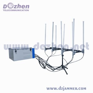 7 Bands High Power 450W Signal Prison Waterproof WiFi Cell Phone Jammer